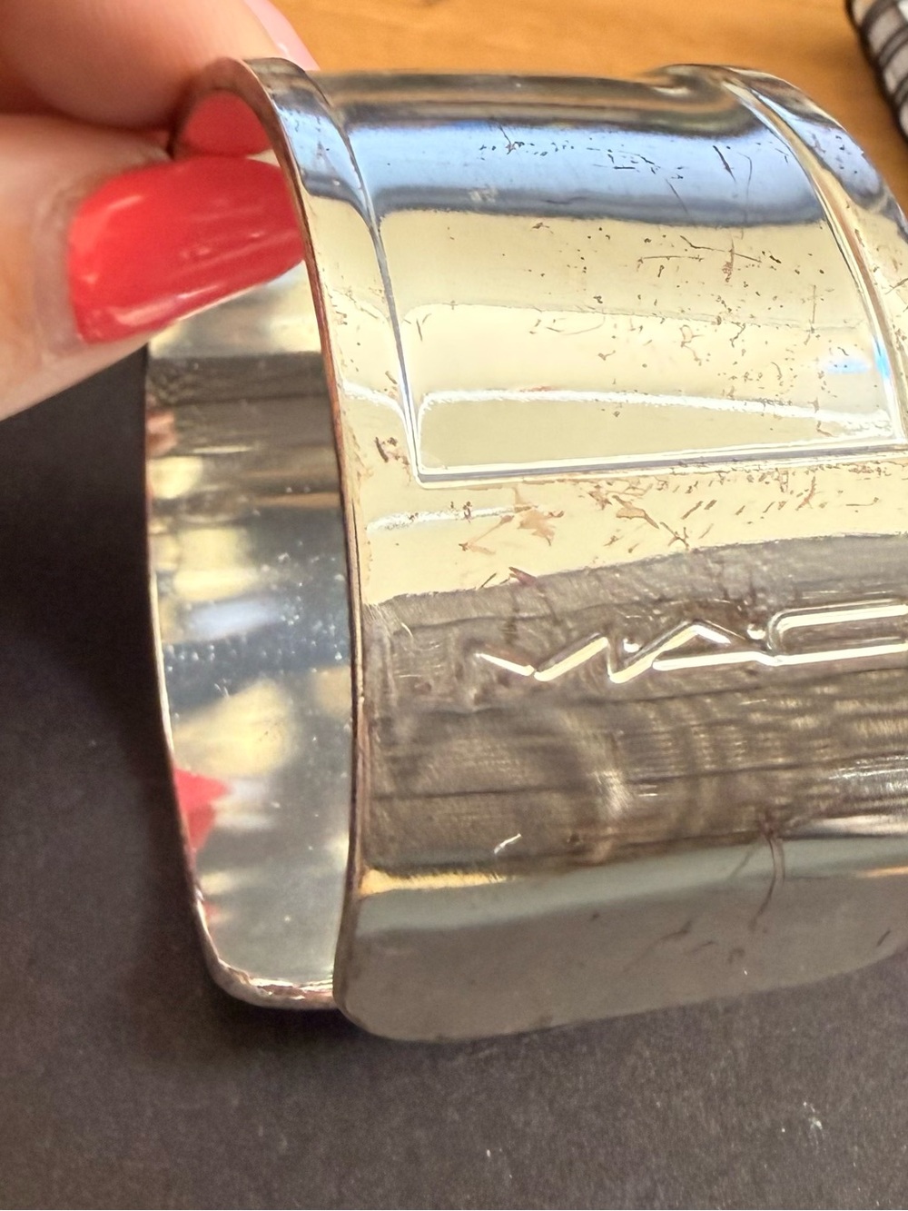 MAC Cosmetics Tiffanys Silver Anniversary Cuff Bracelet